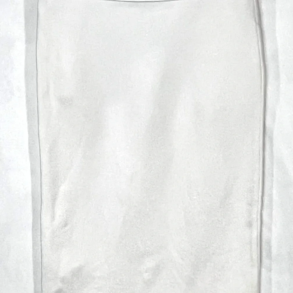 BCBGMaxazria body con skirt winter white bandage pencil skirt lots of spandex - Picture 7 of 12